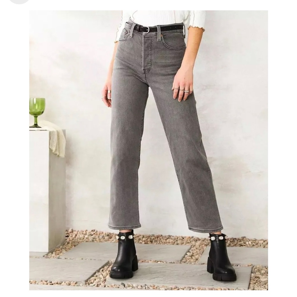 Levi’s Ribcage Ankle Straight Jeans Cosmic Chatter